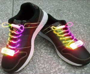 LED Light Up Shoelaces Flash Shoestrings Multi-Color  5sets/lot  Free Shipping