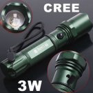 3W Adjustable Focus Beam CREE Q5 Chargeable LED Flashlight  LED Torch  CREE LED Flashlight