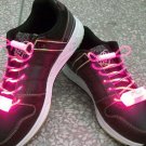 LED Light Up Shoelaces Flash Shoestrings Pink  10sets/lot  Free Shipping