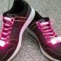 LED Light Up Shoelaces Flash Shoestrings Pink  10sets/lot  Free Shipping