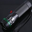 COLOR! 3 Mode Adjustable Focus CREE Clip Zoom Torch LED Flashlight  Free Shipping  10pcs/lot