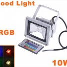 10W Waterproof Landscape Lamp RGB LED Flood Light 3pcs/lot Free Shipping