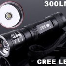 CREE LED 3-Modes 300LM Waterproof  LED Flashlight   LED Torch  CREE LED Flashlight