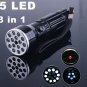 15 LED UV LASER Ultraviolet light Lamp Torch Flashlight  Free Shipping  Retail