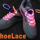 Colorful LED Light Up Shoes shoelaces Luminous shoestring Flash Glow Stick  5sets/lot  Free Shipping