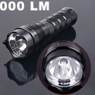 24W 2000LM  Waterproof Ultra-Bright HID Xenon Torch Flashlight  Free Shipping