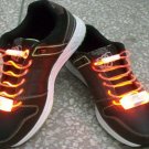 LED Light Up Shoelaces Flash Shoestrings Orange  5sets/lot  Free Shipping