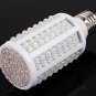 10pcs/lot White 8W E27 166 LED Energy Saving Corn Light Bulb Lamp 360 Degree  6500K  Free Shipping