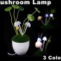 Romantic LED Avatar Mushroom Light With Light Sensitivity Function  Free Shipping