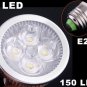 E27 150LM 4W Energy Saving Cold White 4 LED Light Bulb  Free Shipping  Retail