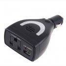 Car inverter charger 75W Car Power Inverter Charger DC 12V to AC 220V USB 5V car charger