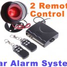Car alarm Car alarm security system 1-Way Car Alarm Protection System with 2 Remote Control