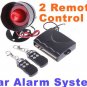 Car alarm Car alarm security system 1-Way Car Alarm Protection System with 2 Remote Control