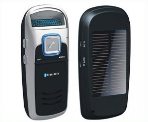 Solar Powered Handsfree Bluetooth Car Kit/ bluetooth car MP3 Player  3pcs/Lot  Free Shipping