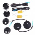 Car speaker Super Power Loud Dome Speaker Tweeter for Car with Capacitors car tweeter Free shipping