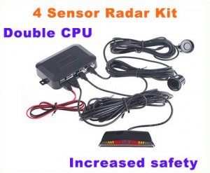 Car Backup Reverse Radar Kit/car reversing/auto sensor parking systems free shipping