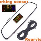 4 Parking Sensors Car Backup Reverse Radar Rearview Mirror car parking system