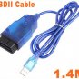 VAG K + CAN 1.4 OBD II OBD 2 USB Diagnostic tool Commander  Car usb scanner + Free Shipping