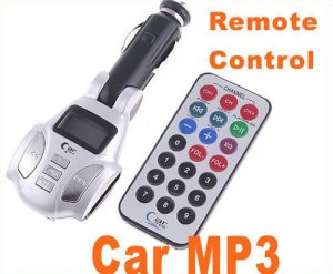 Car MP3 Car FM Transmitter Car MP3 USB SD/MMC/TF w/ Remote Control