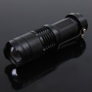 LED Light 7W 300LM Mini CREE Q5 LED Flashlight Torch Adjustable Focus Zoom Light Lamp free shipping