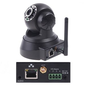 Wholesale WIFI IR LED 2-Way Audio Wireless IP Camera Nightvision Free Shipping