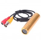Wholesale Mini Bullet Color Wired Pinhole Lens CCD Camera Monitor PAL Free Shipping