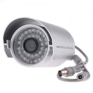 Wholesale IR Color Wired Surveillance CMOS Camera Monitor 36 LEDs Free Shipping