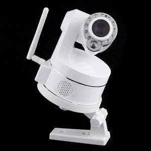 Wholesale Wireless IP Camera WiFi IR Nightvision P/T 2-Audio Optical Zoom Free Shipping