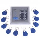 Wholesale RFID Proximity Entry Door Lock Access Control System + 10 Key Fobs Free Shipping