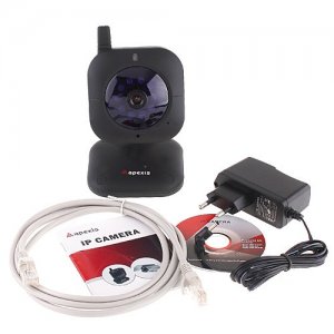 Wholesale Apexis Mini Wireless/Wired WiFi IR LED Security IP Camera Nightvision Free Shipping