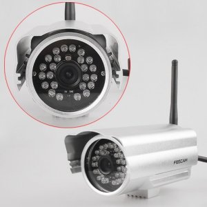 Wholesale FOSCAM WiFi Network CCTV IR Waterproof Wireless IP Camera FI8904W Free Shipping