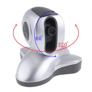 Wholesale 2 in 1 build-in IP Video Server USB Web Camera Free Shipping