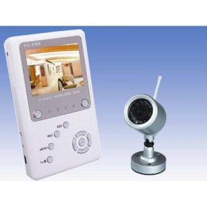 Wholesale 2.4G Wireless Portable DVR Baby Monitor with MP4 Player 602H Free Shipping