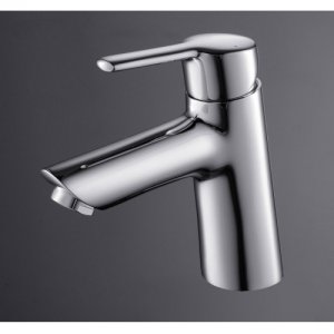 Wholesale Chrome One handle single hole mount mixer taps Bath Sink Faucets(DZ2003) Free Shipping