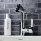Wholesale Chrome One handle single hole mount mixer taps Bath Sink Faucets(B303) Free Shipping