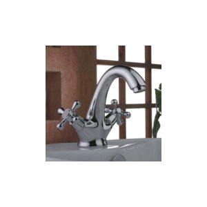 Chrome Two Handles Chrome Centerset Bathroom Sink Faucet(I1598) Free Shipping
