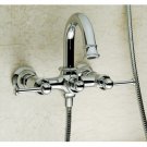 Chrome Two Handle mixer taps Shower and Bathtub Faucet (DZ7751) Free Shipping