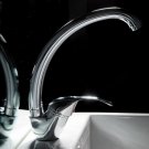 Chrome One handle single hole mount cold and hot Bath Sink Faucets(B306) Free Shipping