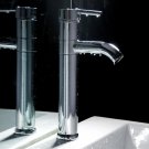 Chrome One handle single hole mount cold and hot Bath Sink Faucets(B305) Free Shipping