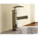 Brushed Nickel One handle single hole mount cold and hot Bath Sink Faucets(D412) Free Shipping