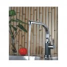 Chrome One handle single hole mount cold and hot Kitchen Bath Sink Faucets(D416) Free Shipping