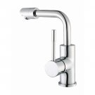 Chrome Swivel Single handle single hole mount cold and hot Bath Sink Faucet(I6638) Free Shipping