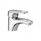 Chrome One handle single hole mount cold and hot Bath Sink Faucets(I4141) Free Shipping