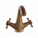 Brass Two Handles Chrome Antique  Kitchen Faucet (I5866) Free Shipping