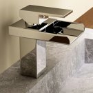 Chrome Single Handle Waterfall Bathroom Sink Faucet(W22204) Free Shipping
