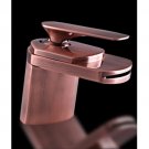 Antique Copper Waterfall Single Hole Bathroom Faucet(W22503) Free Shipping