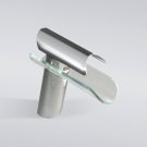 Chrome Single Handle Waterfall Bathroom Sink Faucet(W22602) Free Shipping