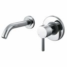 Wholesale Chrome Single Handle Wall Mount Bathroom Sink Faucet(W22801) Free Shipping