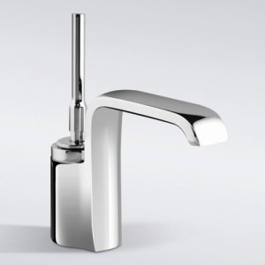 Chrome Waterfall Single Hole Bathroom Sink Faucet(W22805) Free Shipping