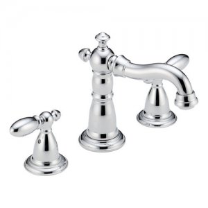 Wholesale Chrome Two Handles Cold and Hot Bathroom Sink Faucet(W30205) Free Shipping
